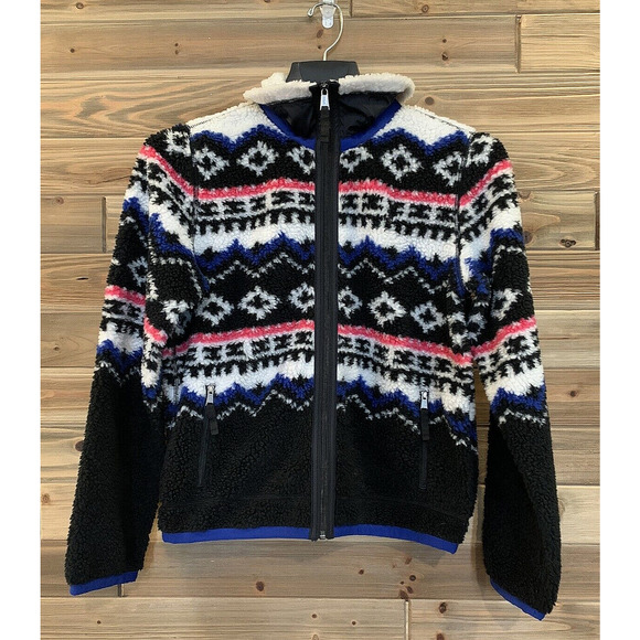 POLO RALPH LAUREN Full Zip Sherpa Fleece Jacket MSRP $228 Women's Size M - Picture 1 of 12